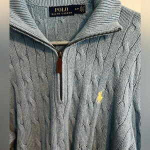 Ralph Lauren Cable-Knit Quarter Zip, men’s S